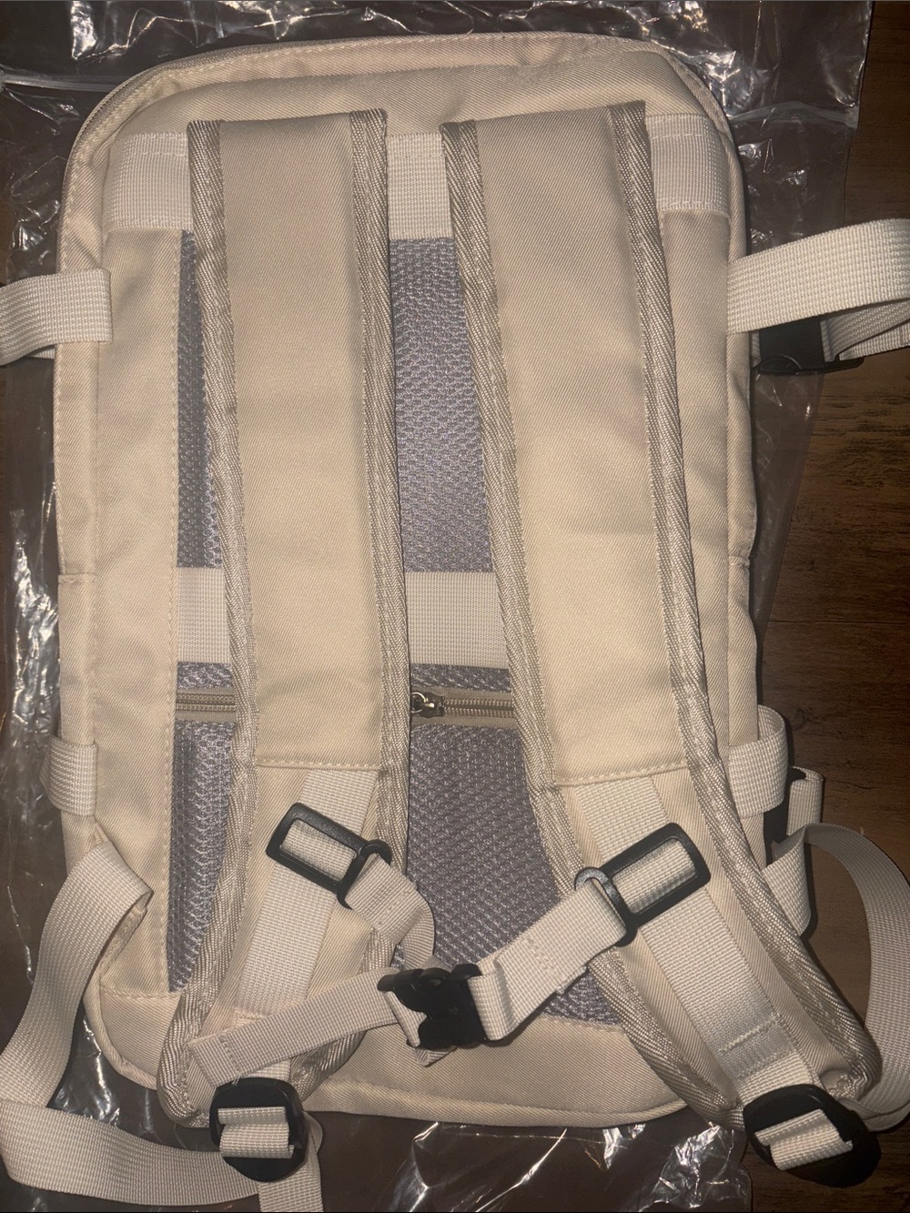 Cream Backpack - Travel & Work - Picture 3 of 3